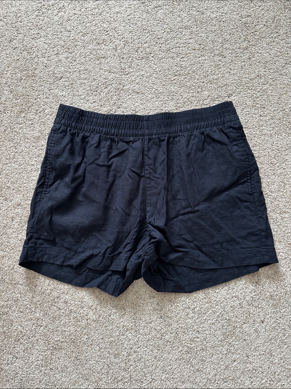Old Navy Black Men's Athletic Elastic-Waist Shorts